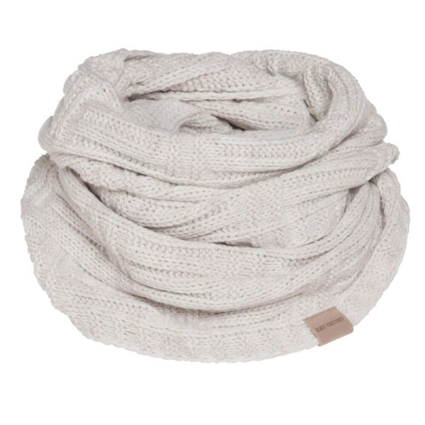 knit factory bobby beige loopschal