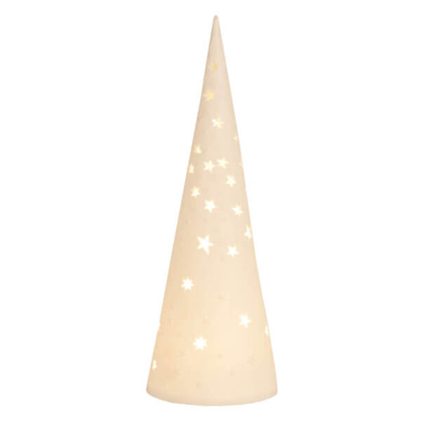 Sterne Lichtwald Tannen Porzellan LED Räder Design Advent Weihnachten