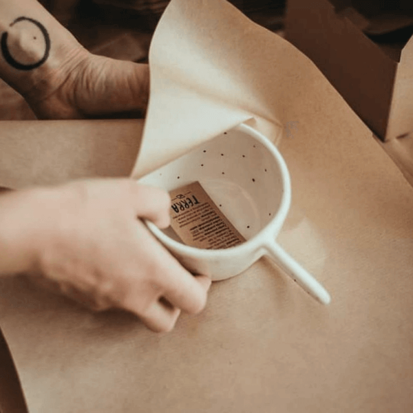 Terra Ceramica Keramik Glanz Cup Kaffee Latte Cappuccino Herz Grau