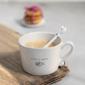 happy days grosse Tasse Bastion Collections Herbst Winter Keramik Kaffee Cappuccino